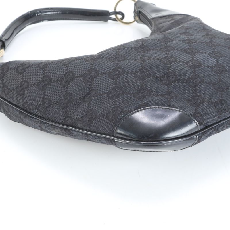 Gucci GG Canvas Leather Shoulder Bag Shoulder One Shoulder Hobo 001-4153 Women