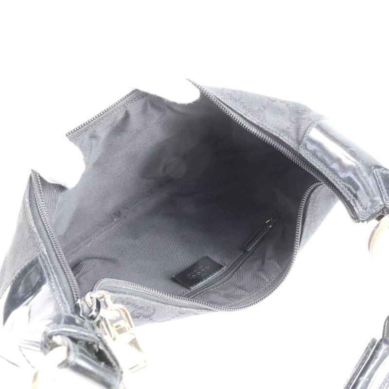 Gucci GG Canvas Leather Shoulder Bag Shoulder One Shoulder Hobo 001-4153 Women