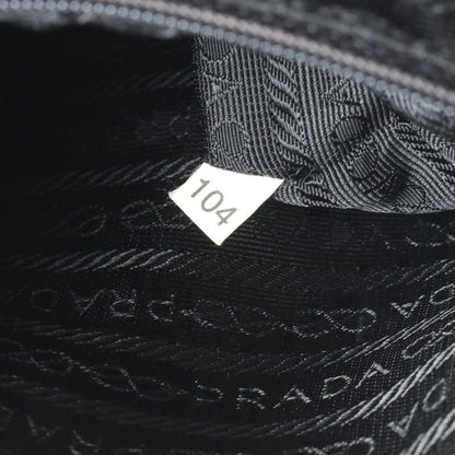 Prada Tessuto Nylon Triangle Logo Leather Backpack Sac Backpack Women RUE Db2-6