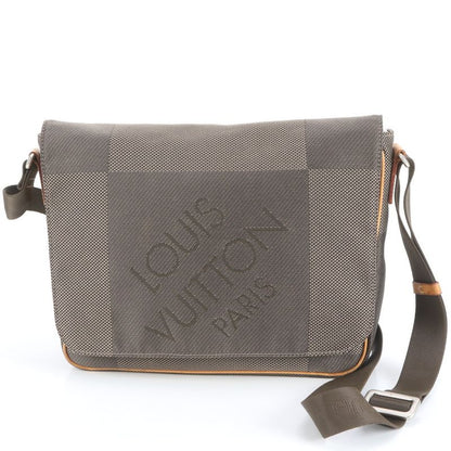 Louis Vuitton Damier Jehan Petit Messager M93617 Leather Business Bag Crossbody