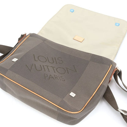 Louis Vuitton Damier Jehan Petit Messager M93617 Leather Business Bag Crossbody