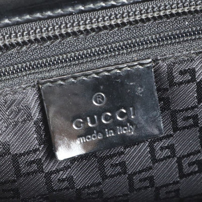 Gucci Sherry Line Leather Tote Bag Shoulder Hand 002-1119 Black Women's RUE