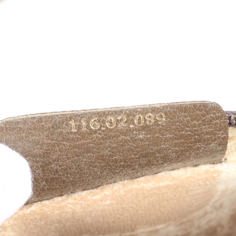 Vintage Old Gucci GG Supreme Sherry Leather Shoulder Bag Crossbody Women's RUE