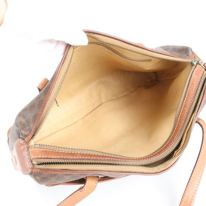 Vintage Celine Macadam Triomphe Leather Tote Bag Shoulder Hand A4 Ladies RUE