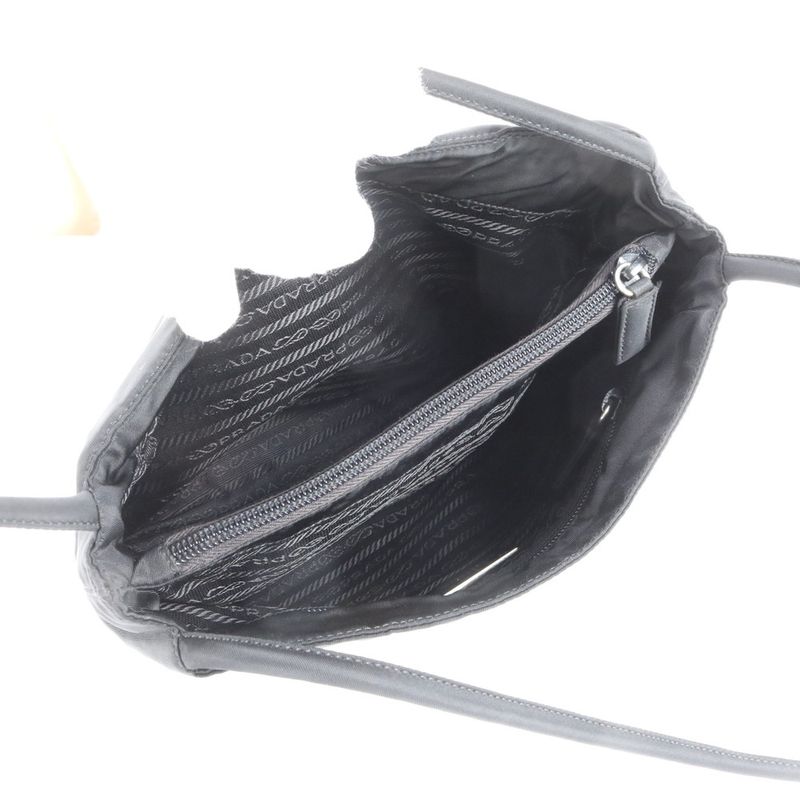 Prada Authenticity With Card Tessuto Nylon Triangle Logo B6243 Tote Bag