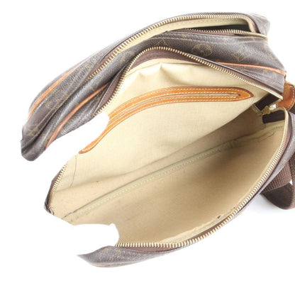 Louis Vuitton Monogram Reporter PM M45254 Leather Shoulder Bag Crossbody Brown