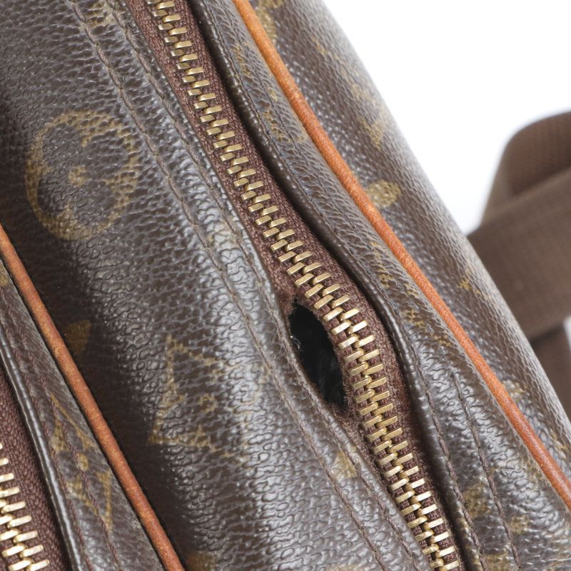 Louis Vuitton Monogram Reporter PM M45254 Leather Shoulder Bag Crossbody Brown