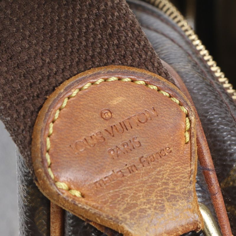 Louis Vuitton Monogram Reporter PM M45254 Leather Shoulder Bag Crossbody Brown