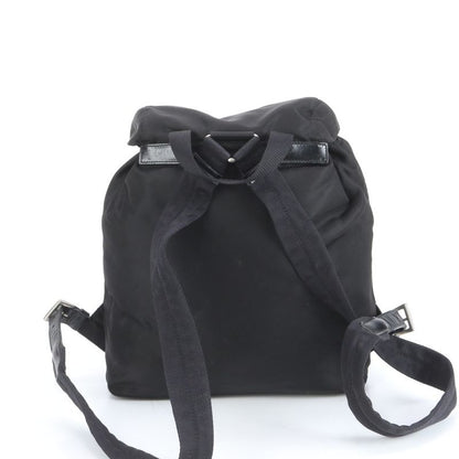 Prada Tessuto Nylon Triangle Logo Backpack Sac Backpack Black Women RUE Db2-3