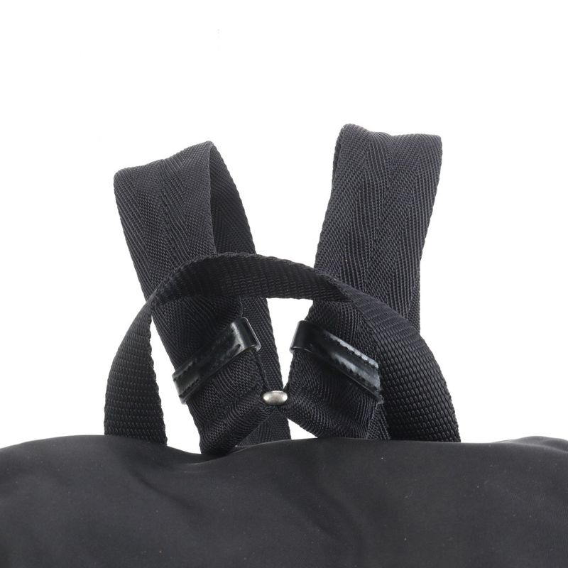 Prada Tessuto Nylon Triangle Logo Backpack Sac Backpack Black Women RUE Db2-3