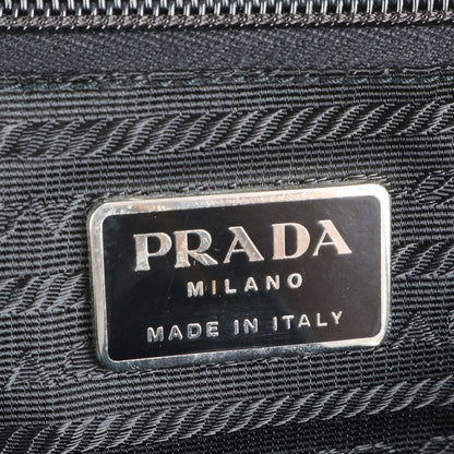 Prada Tessuto Nylon Triangle Logo Backpack Sac Backpack Black Women RUE Db2-3