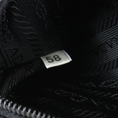 Prada Tessuto Nylon Triangle Logo Backpack Sac Backpack Black Women RUE Db2-3