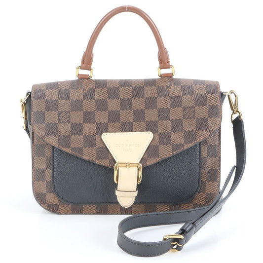 Louis Vuitton Damier Beaumarchais N40146 Leather 2WAY Shoulder Bag Crossbody