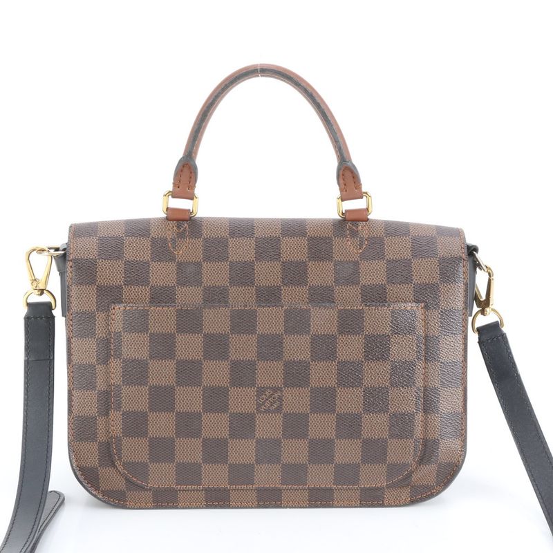 Louis Vuitton Damier Beaumarchais N40146 Leather 2WAY Shoulder Bag Crossbody