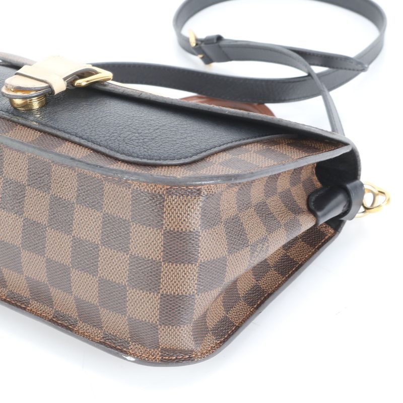 Louis Vuitton Damier Beaumarchais N40146 Leather 2WAY Shoulder Bag Crossbody