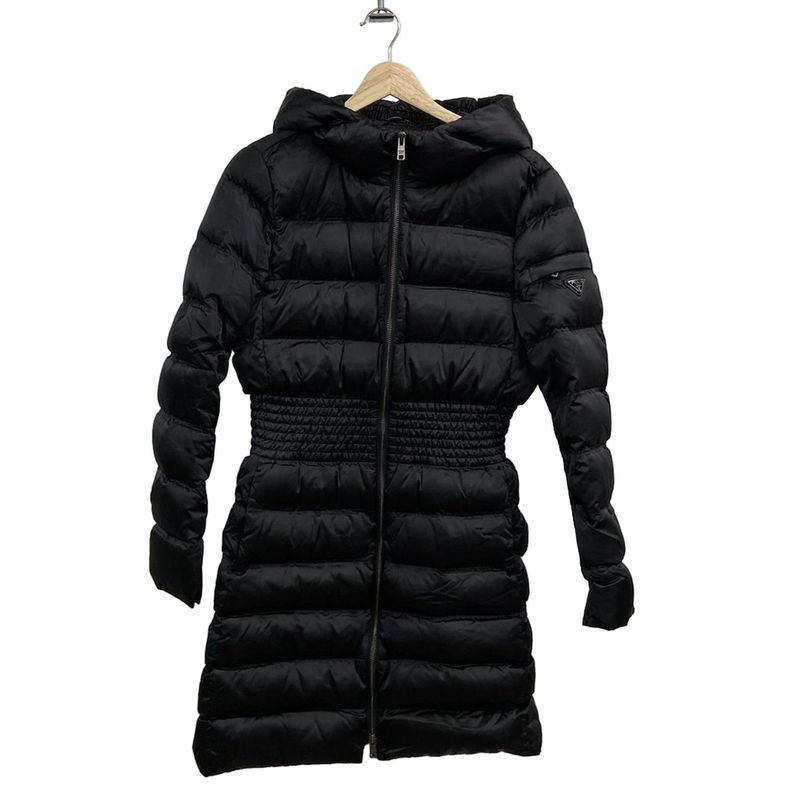 Prada Sport Down Coat Size 42 M Women - Black Long Sleeves Winter