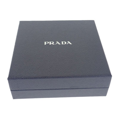 Prada Triangle Logo Chou 1if015_2dtp_f0x24 Hair Accessory Silk Blue White