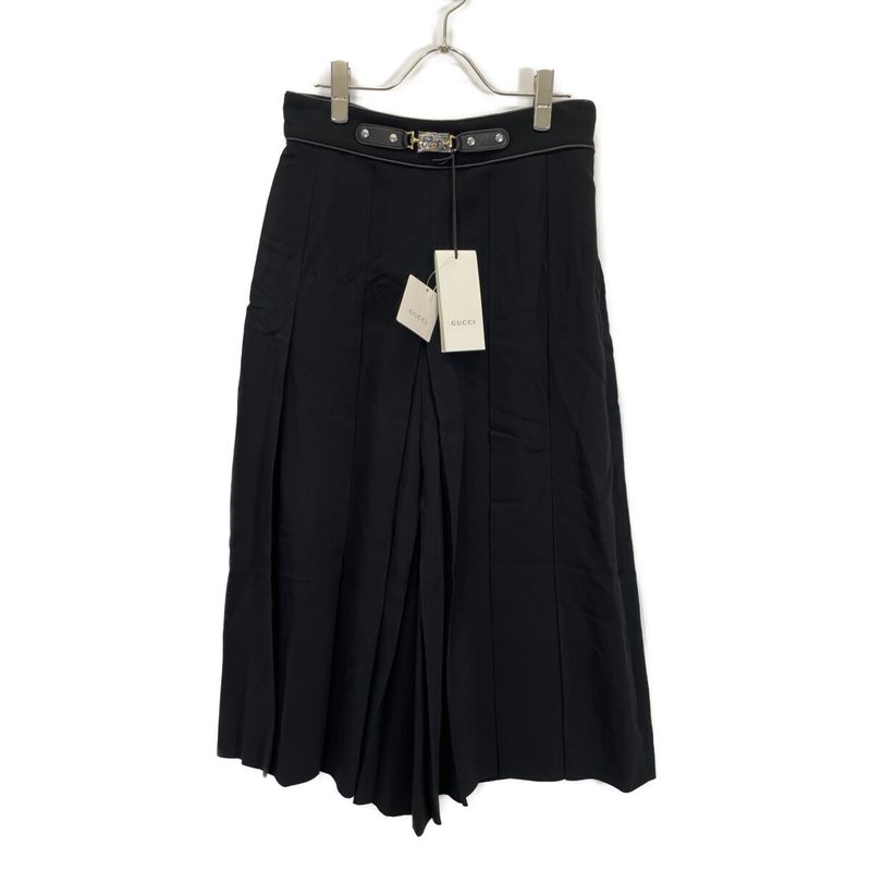 Gucci 19 Years 596968 Interlocking Pleated Skirt Gaucho Pants 42