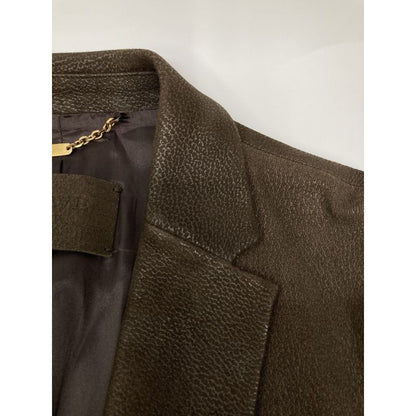 Loewe Brown Lamb Leather Jacket L