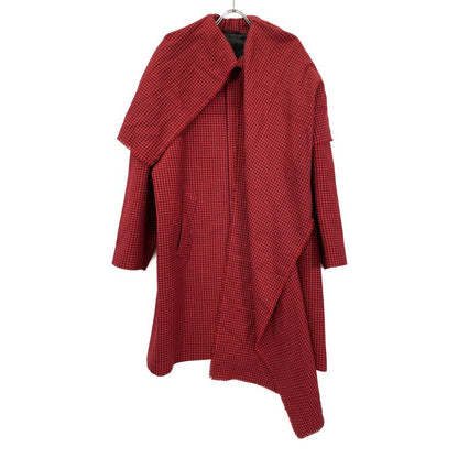 Balenciaga '19 583814 Hound's Tooth Wool Coat 34
