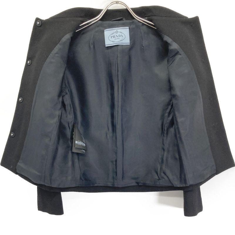 Prada 13 P555a Black Wool Setup 38
