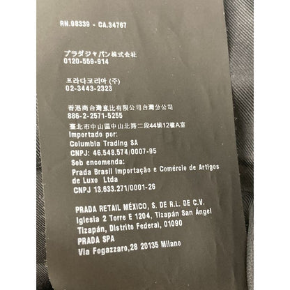 Prada 13 P555a Black Wool Setup 38