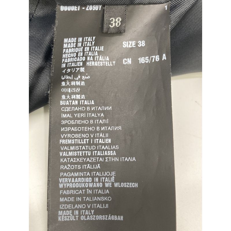 Prada 13 P555a Black Wool Setup 38