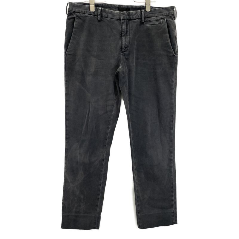 Prada Gepa88 S141 1C5N Dark Gray Zip Fly Straight Pants 48