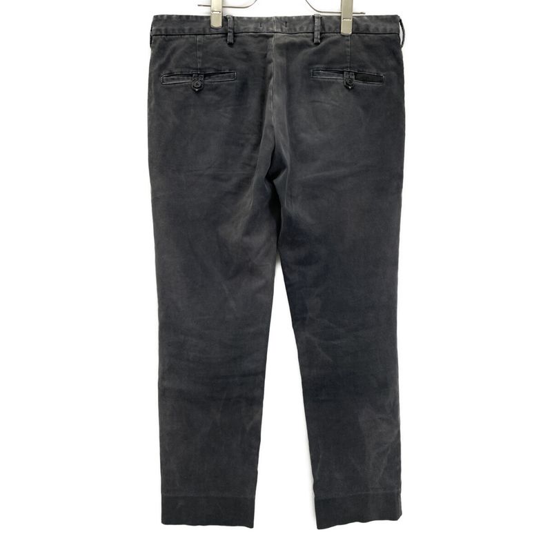 Prada Gepa88 S141 1C5N Dark Gray Zip Fly Straight Pants 48