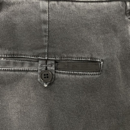 Prada Gepa88 S141 1C5N Dark Gray Zip Fly Straight Pants 48