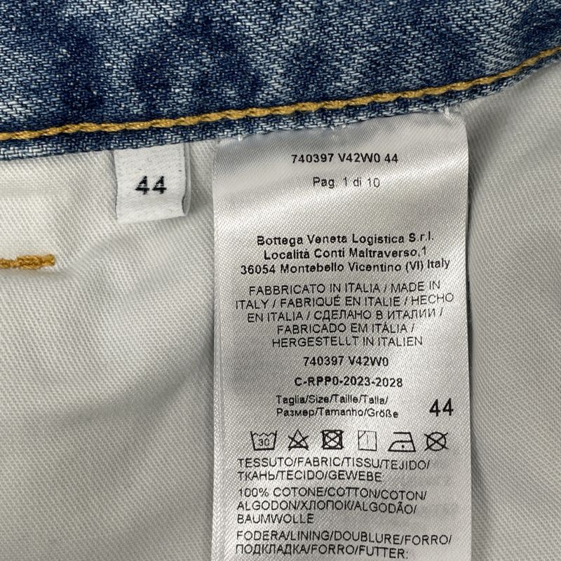 Bottega Veneta 740397 Indigo Denim Pants 44