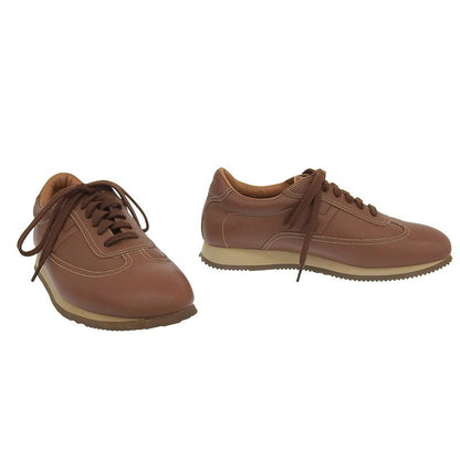 Hermes Current Logo Quick Side H Logo Box Calf Leather Sneakers Shoes 43