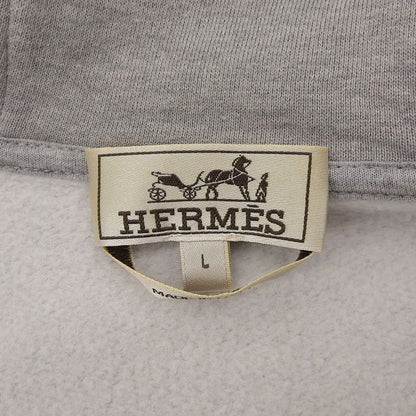 Hermes 2024 Item Run H Sweatshirt Hoodie Men's L Gray