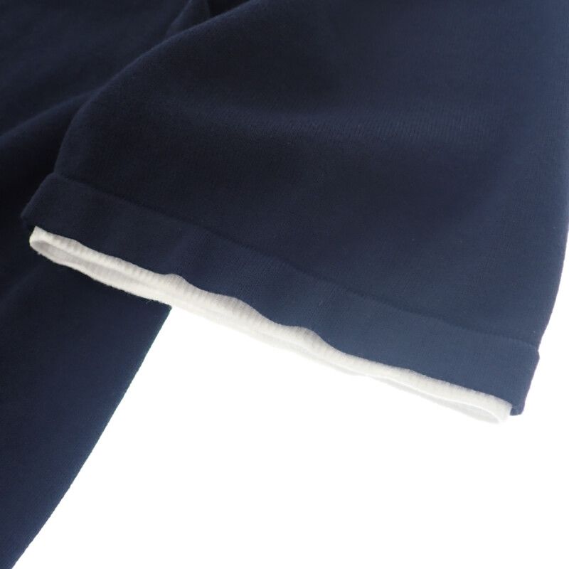 Louis Vuitton Embroidered Short Sleeve 1ahujk Polo Shirt Cotton Black Men's