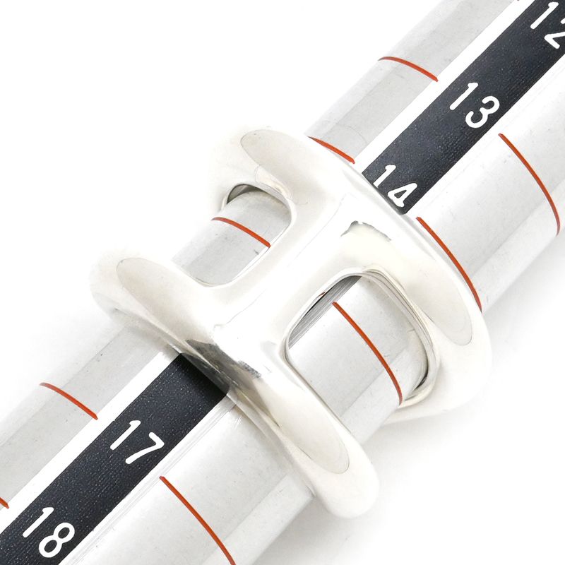 Hermes Ring Osmoz GM Silver 925 Silver #55(jp15) Accessories Ag925 H Motif #15