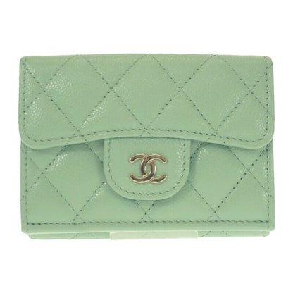 Chanel Classic Small Flap Wallet Ap0230 Trifold Wallet Compact Wallet Caviar