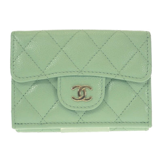 Chanel Classic Small Flap Wallet Ap0230 Trifold Wallet Compact Wallet Caviar