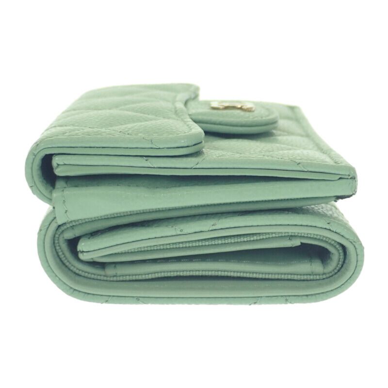 Chanel Classic Small Flap Wallet Ap0230 Trifold Wallet Compact Wallet Caviar