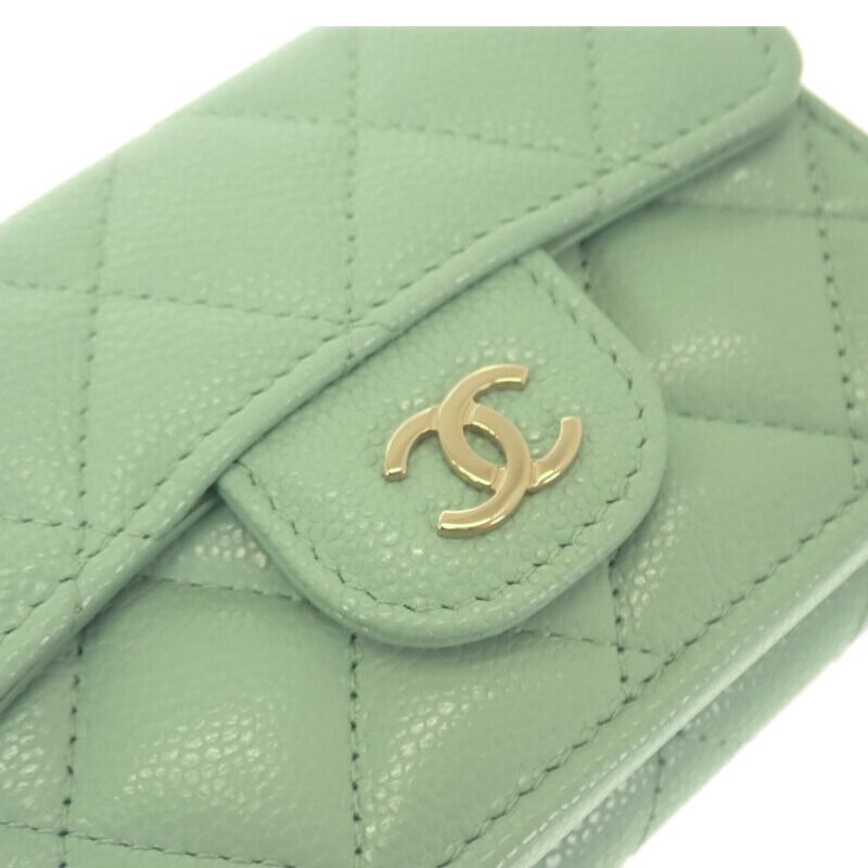 Chanel Classic Small Flap Wallet Ap0230 Trifold Wallet Compact Wallet Caviar