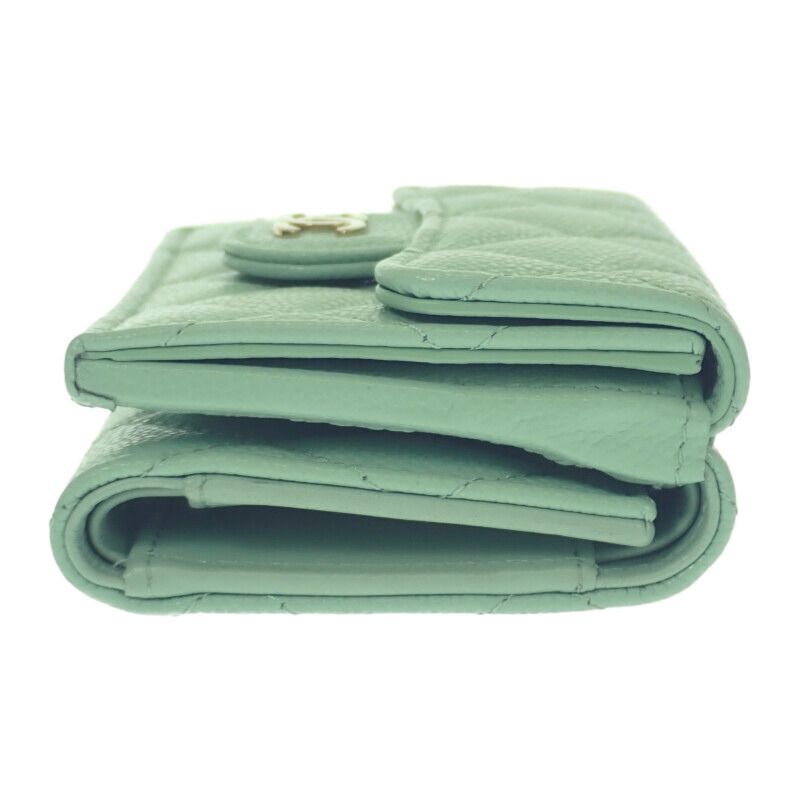 Chanel Classic Small Flap Wallet Ap0230 Trifold Wallet Compact Wallet Caviar