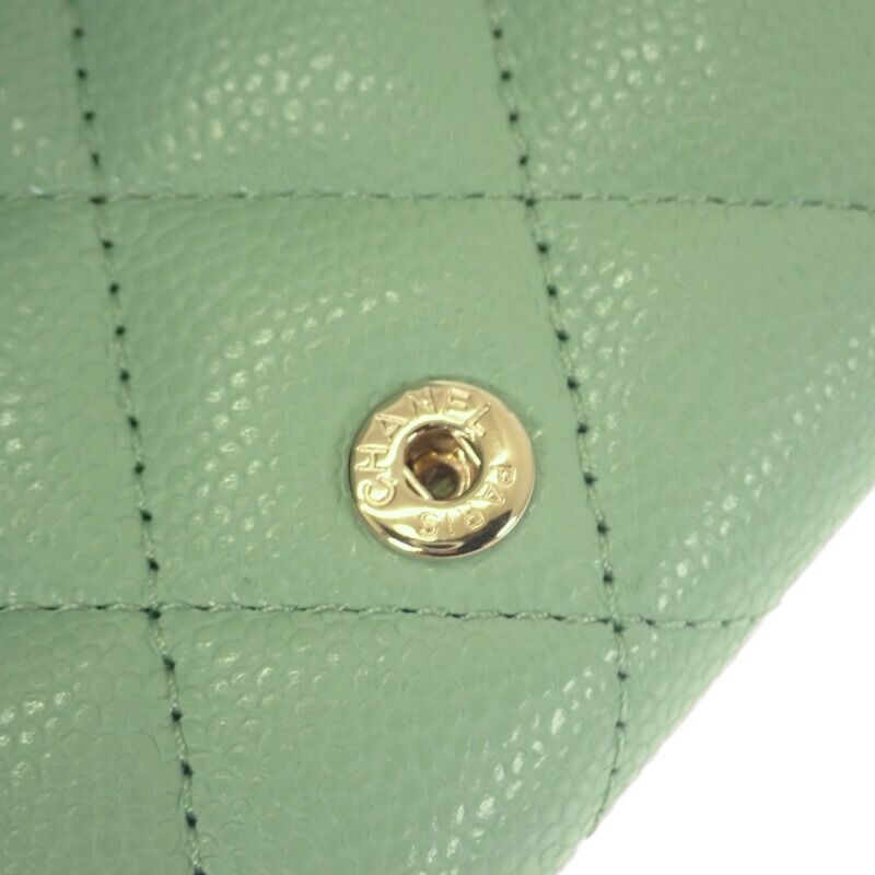 Chanel Classic Small Flap Wallet Ap0230 Trifold Wallet Compact Wallet Caviar