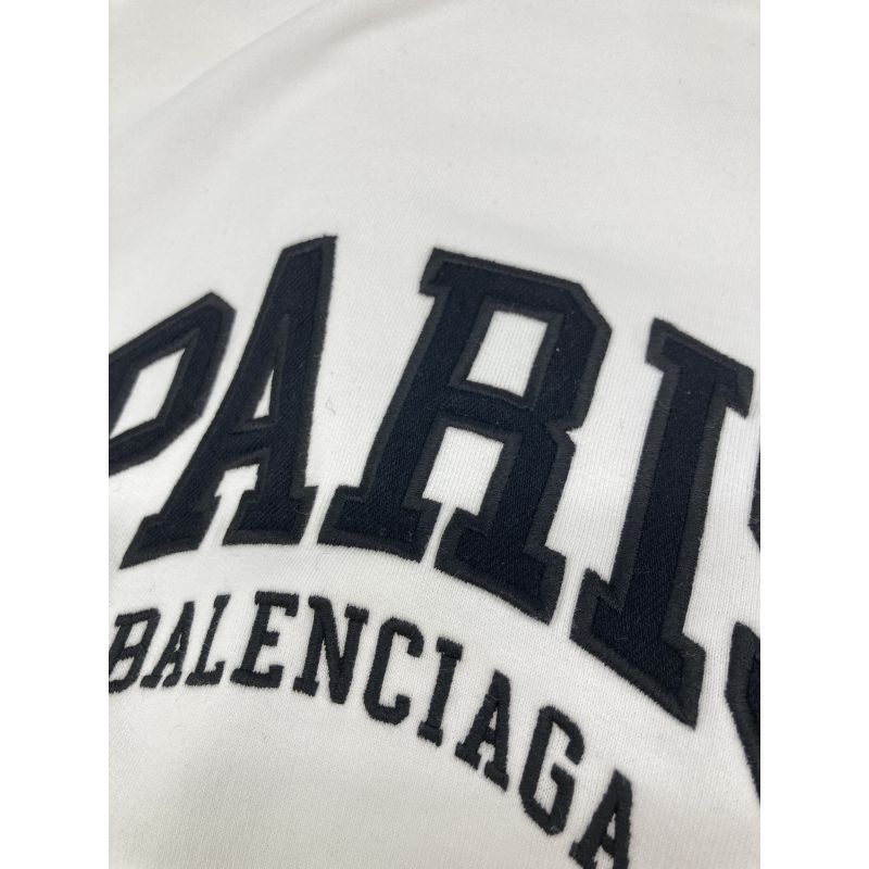 Balenciaga 674988 White Pullover Hoodie Ⅿ