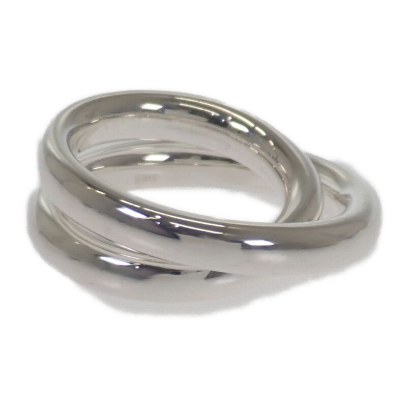 Hermes Vertige 13 No 54 H104261b Ring 2 Rings Silver 925 Ladies Men Unisex [A