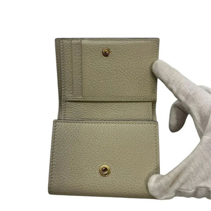 2615 Gucci Embossed Logo Wallet Trifold Wallet 731694 Ivory Pre-Owned