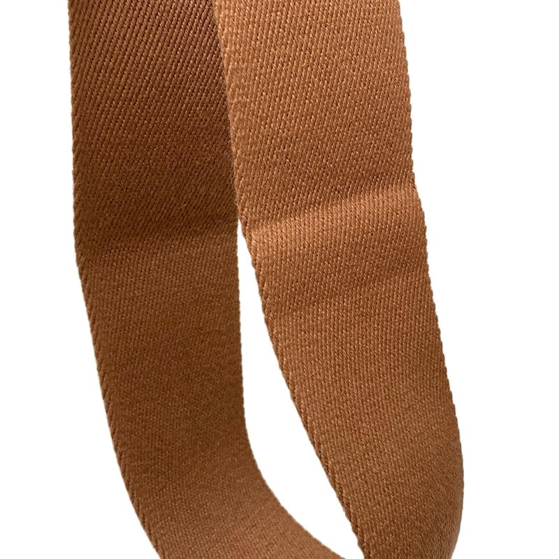 Celine Shoulder Strap - Brown And Gold Leather