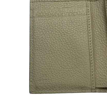 2615 Gucci Embossed Logo Wallet Trifold Wallet 731694 Ivory Pre-Owned