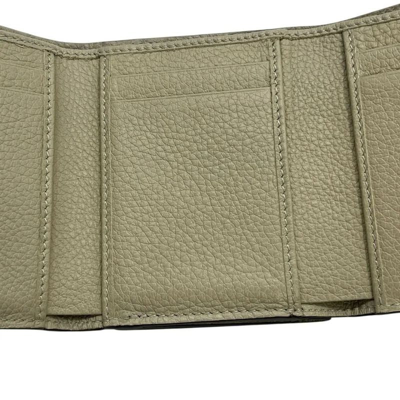 2615 Gucci Embossed Logo Wallet Trifold Wallet 731694 Ivory Pre-Owned