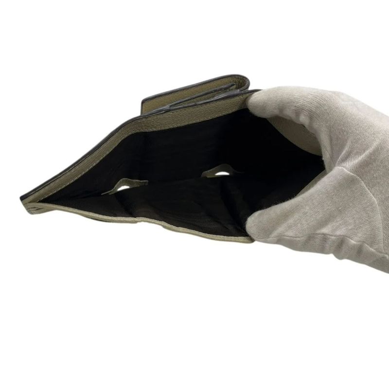 2615 Gucci Embossed Logo Wallet Trifold Wallet 731694 Ivory Pre-Owned