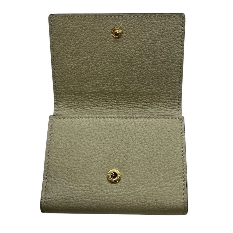 2615 Gucci Embossed Logo Wallet Trifold Wallet 731694 Ivory Pre-Owned