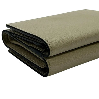 2615 Gucci Embossed Logo Wallet Trifold Wallet 731694 Ivory Pre-Owned